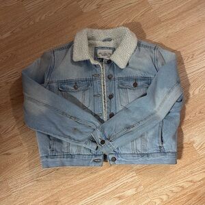 Denim Sherpa Jean Jacket